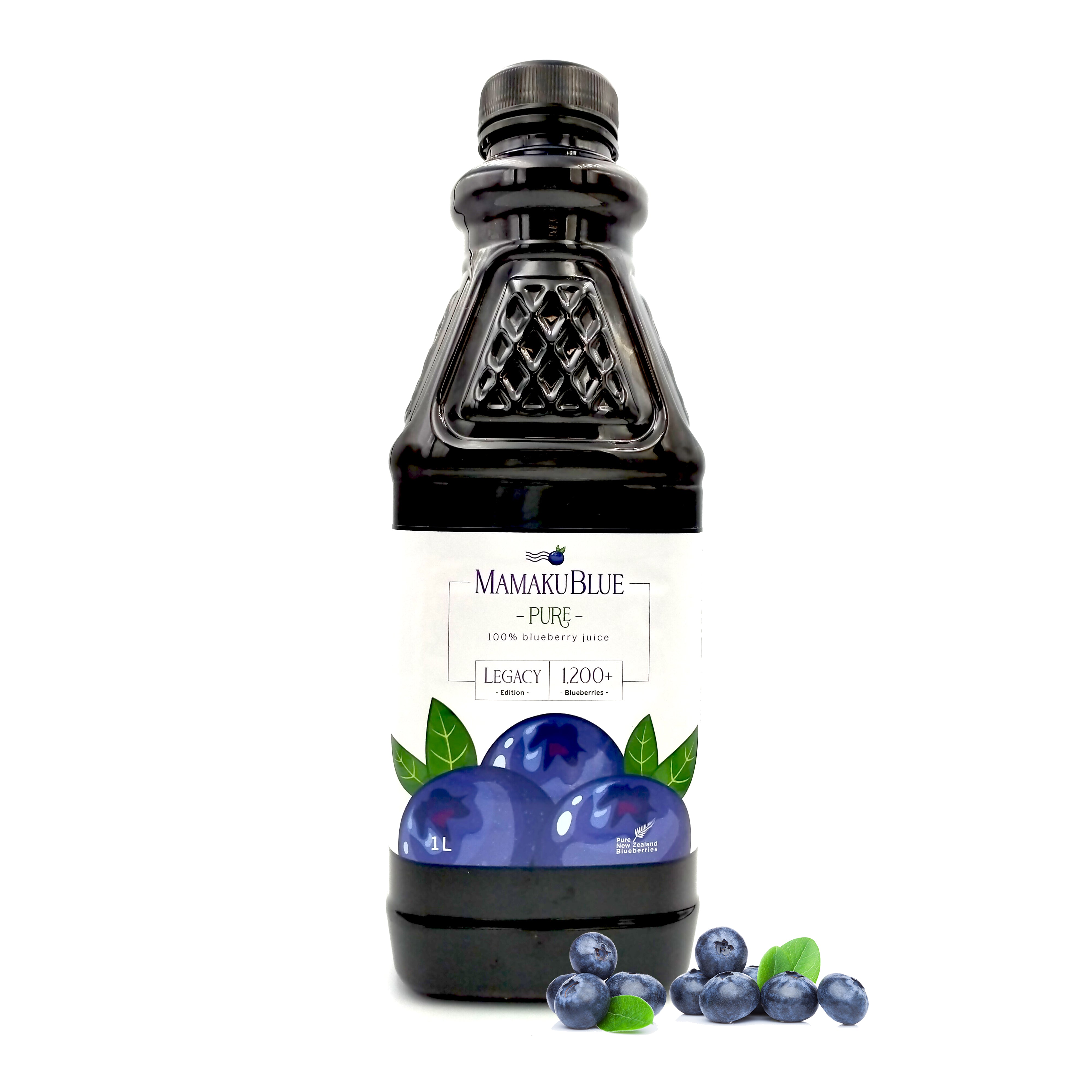 Pure Blueberry Juice Fresh Blueberry Juice Mamaku Blue NZ