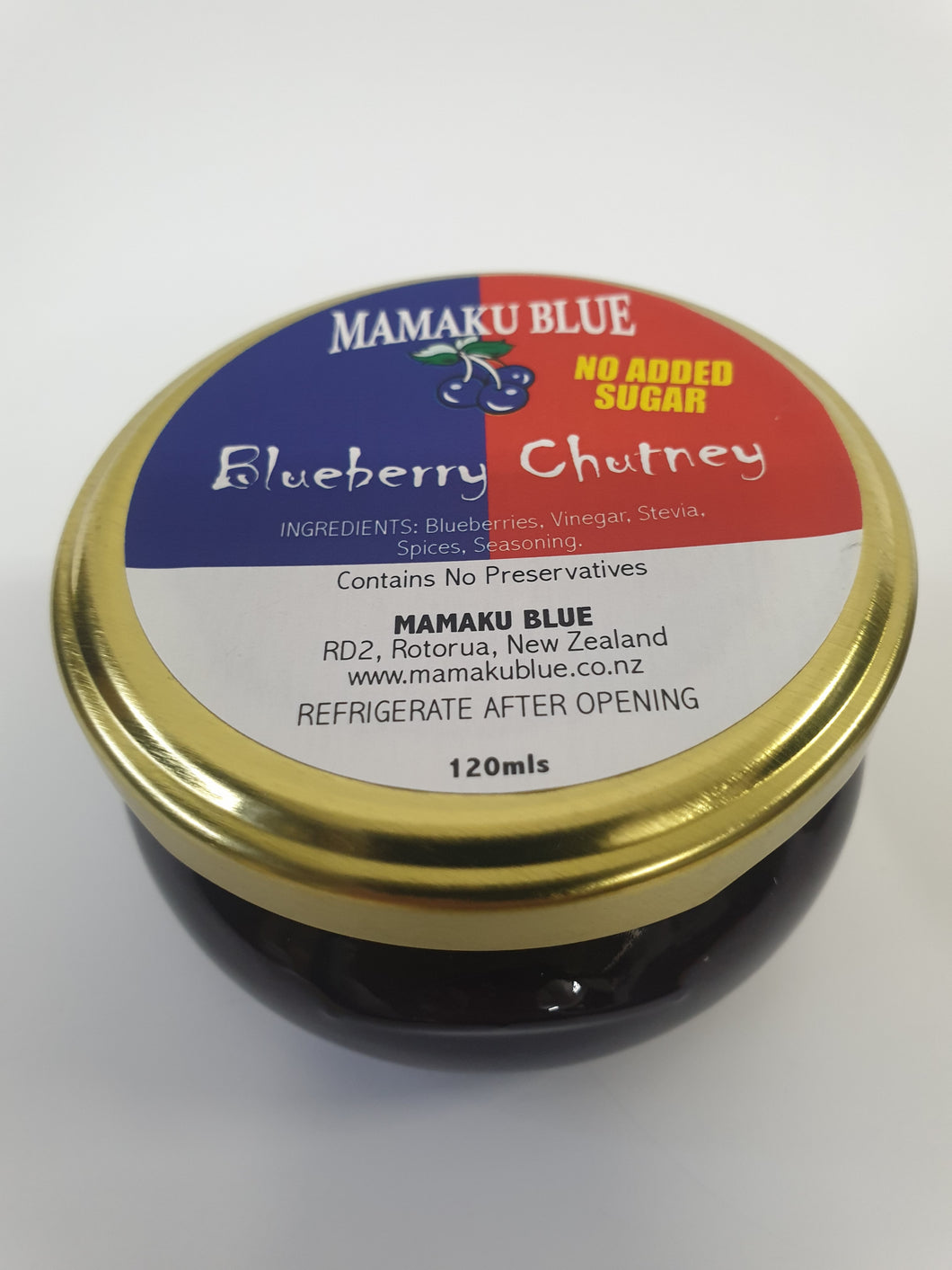 Blueberry Chutney - No Added Sugar